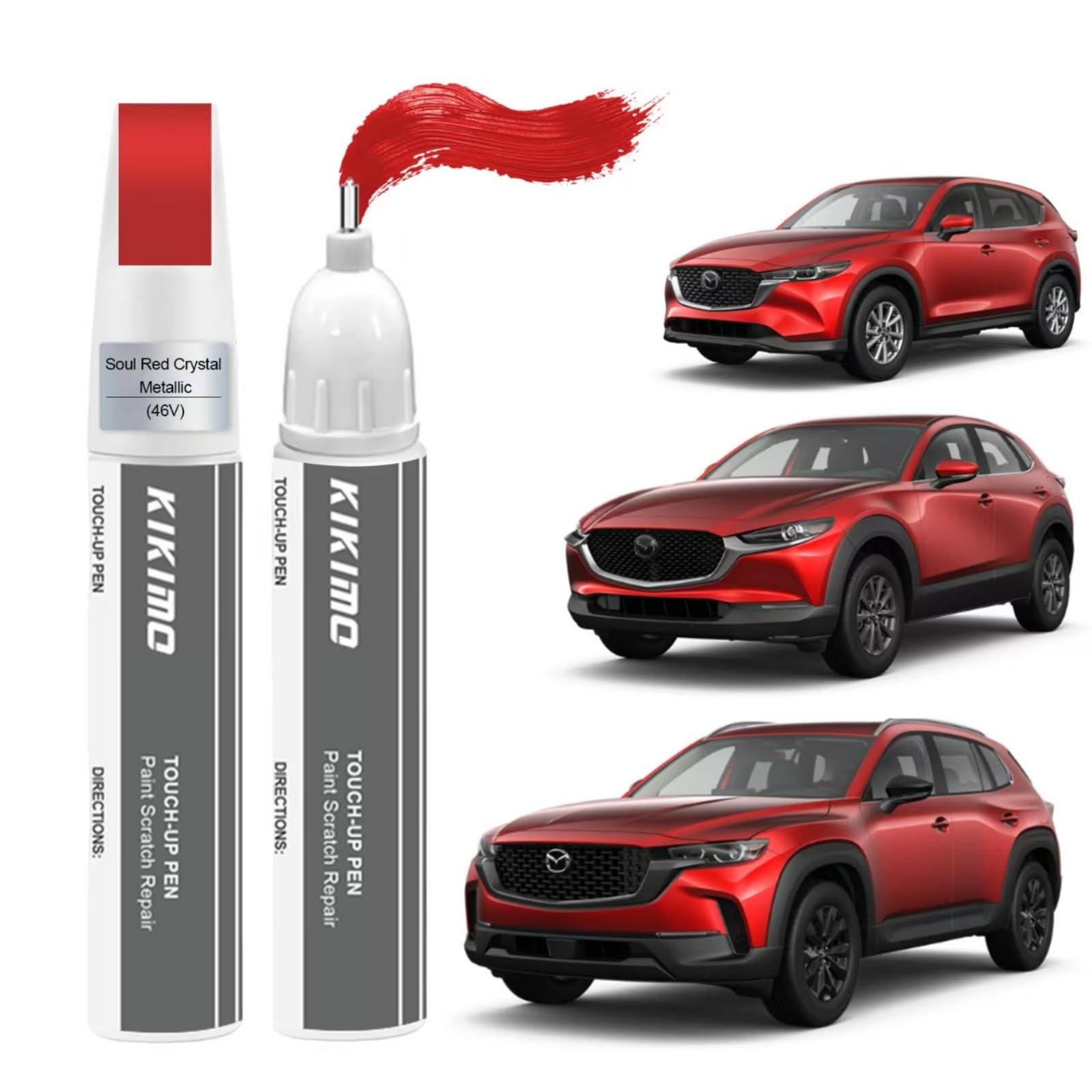 Amazon.com: KIKIMO for Mazda Touch Up Paint(Soul Red Crystal